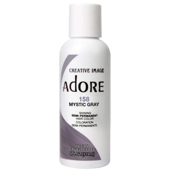 Adore, coloration, mystic gray 158, semi-permanent végétalien sans cruauté, 118ml, 6.90CHF