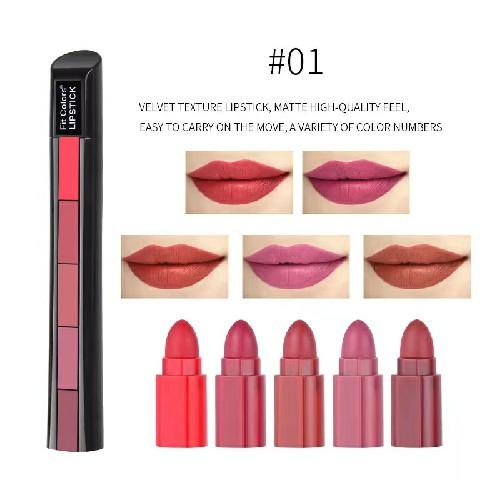 VELVET TEXTURE LIPSTICK, toucher mat de haute qualité, différentes couleurs,