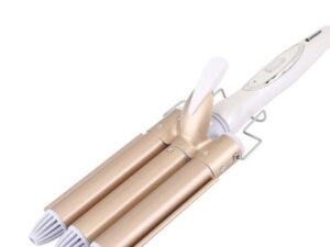 Fer à friser Céramique Triple Barrel Hair Styler Hair ELectric Hair Waver,