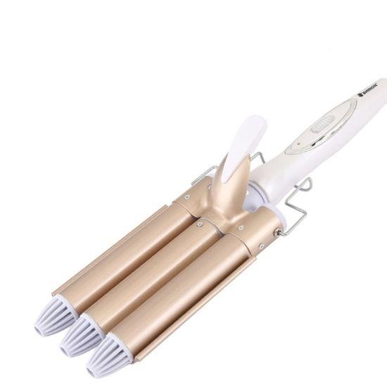 Fer à friser Céramique Triple Barrel Hair Styler Hair ELectric Hair Waver,