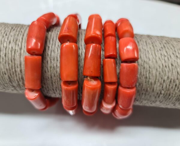 Perles corail couleur rouge 1pc 6.90CHF