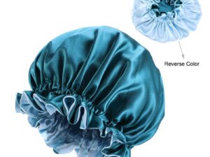 Satin Bonnet Élastique Double Couche Soie Couchage Tête Couverture pour Femmes Réglable Doublé Cheveux Wrap. 6.90CHF