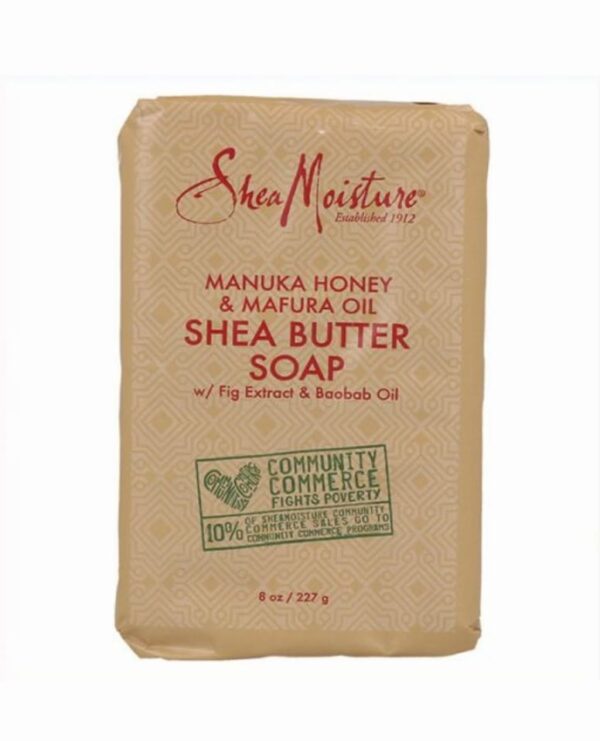 Shea Moisture, manuka honey & mafura oil, savon au beurre de karité, 227g