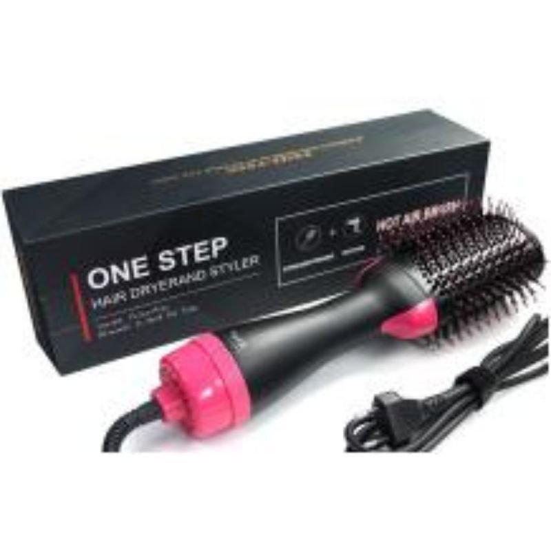 Une étape sèche-cheveux brosse à Air chaud
