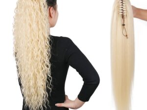 Extensions de Cheveux Synthétiques Water Waves Blonde