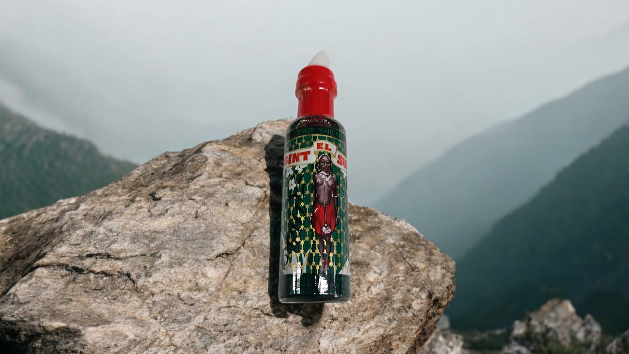 BINT EL SUDAN Parfum spirituel tête verte et blanche 12ml .