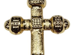 Grand Pandentif Croix Couler Or