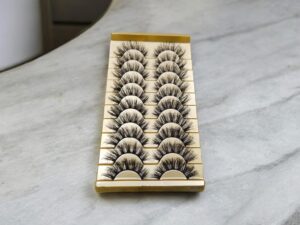 Faux Cils 3D Longs et naturels,courbes en D,volume russe,10 paires DJ-07
