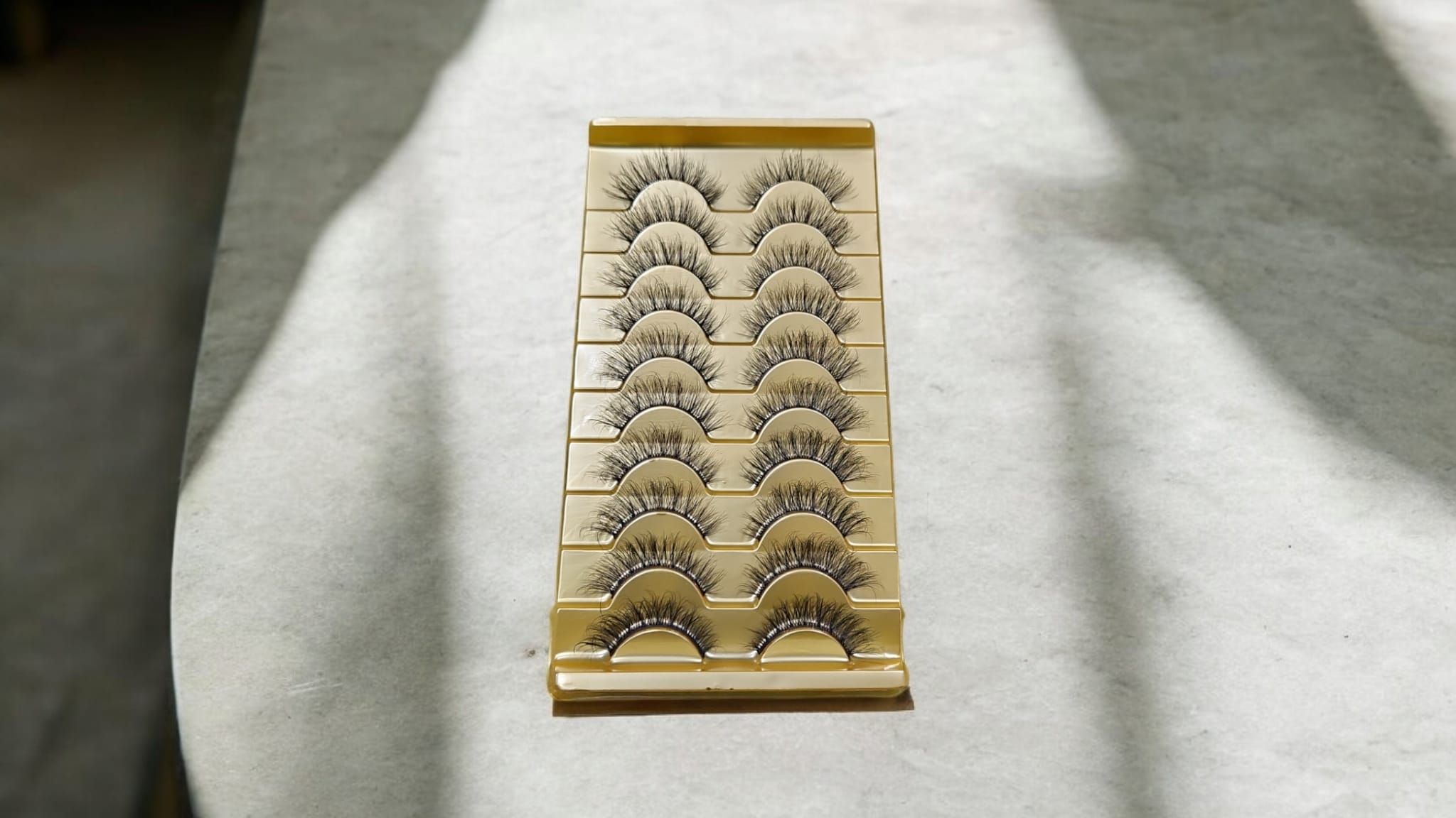 Faux Cils 3D Longs et naturels,courbes en D,volume russe,10 paires DJ-06