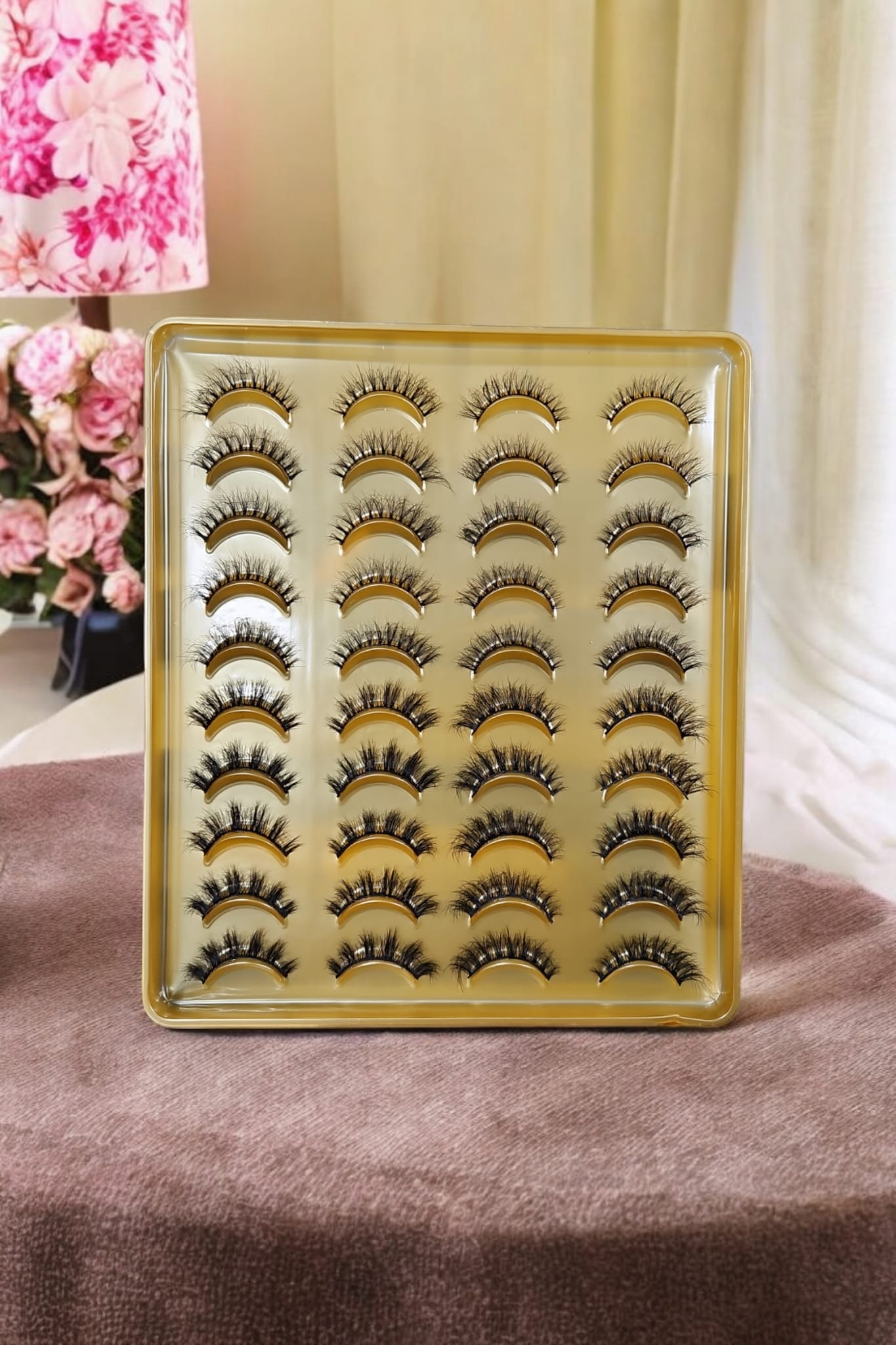 3 modele 20 pairs de faux-cils courbe. reutilisable.3D01