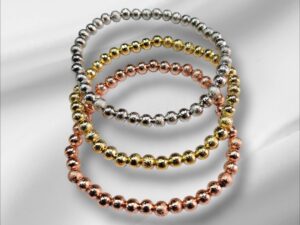 bracelets-de-bijoux-fantaisie-elegants-et-charmants-3-en-1 taille moyen.(MD1B)