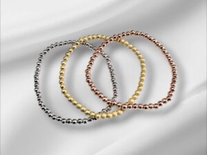 Bracelets de bijoux fantaisie elegants et charmants 3 en 1.  (DM1)8