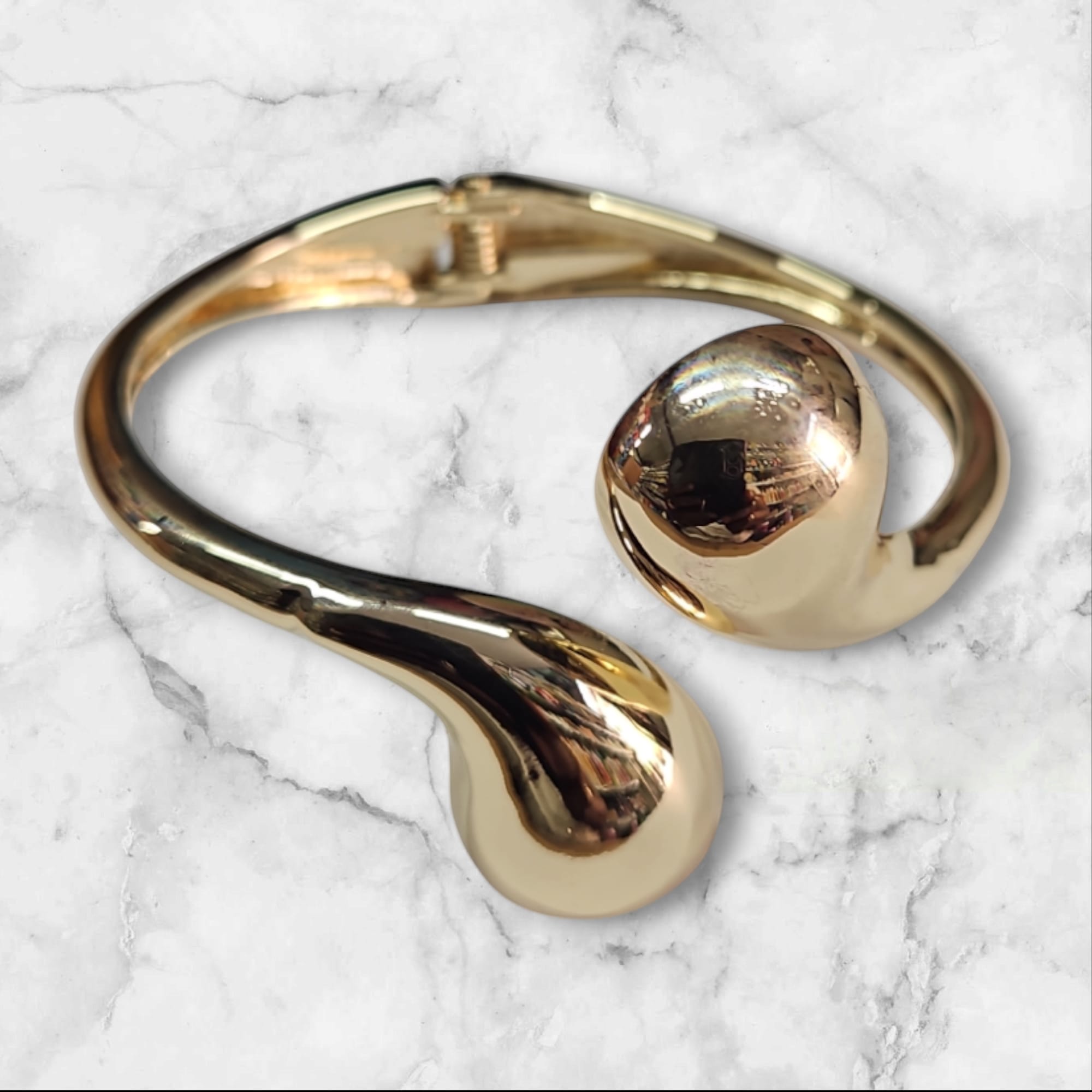 Bague reglable en couleur plaque or 18 carats,confortable et brillante,UDCR17